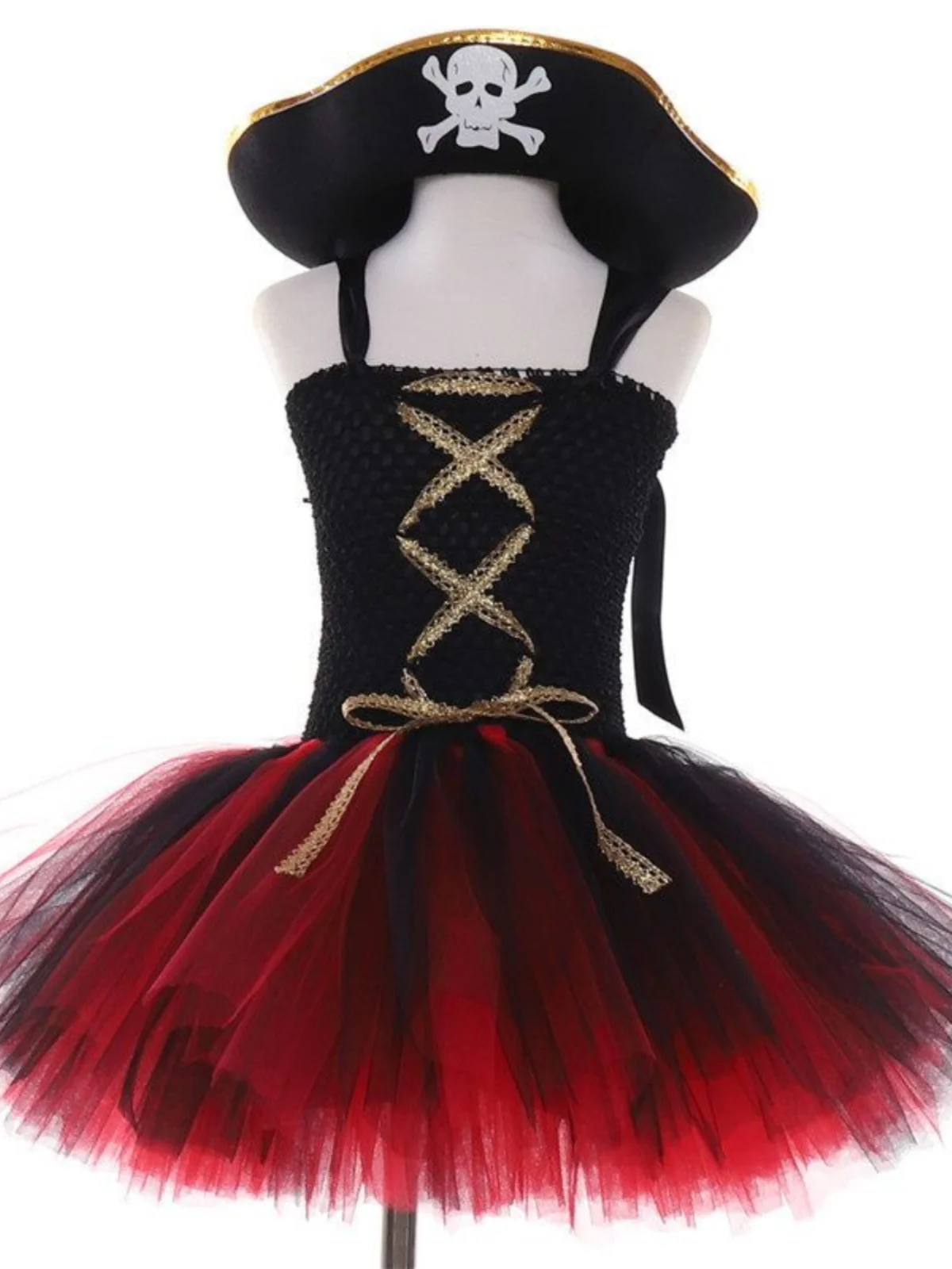 Costume de spectacle de Pirate Princ, jupe bouffante, robe de bal d'anniversaire pour bébé fille, Festival d'halloween, danse, nouvelle collection