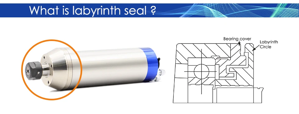 G-Penny 2,2 kW Metallbearbeitungsspindel-Set, wassergekühlt, ER20, 800 Hz, Pol = 4, D = 80 mm, Frequenzantrieb für Metall, Eisen, Edelstahl – Detail 8