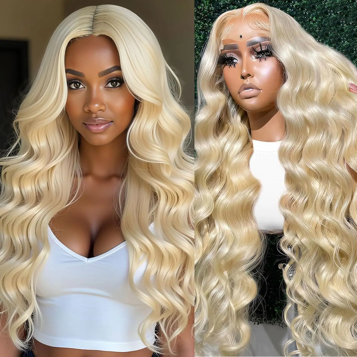

613 Body Wave Human Hair Wigs 13x4 Lace Front 180 Density 613 Lace Front Wig Human Hair 30Inch Body Wave Blonde Wig Human Hair