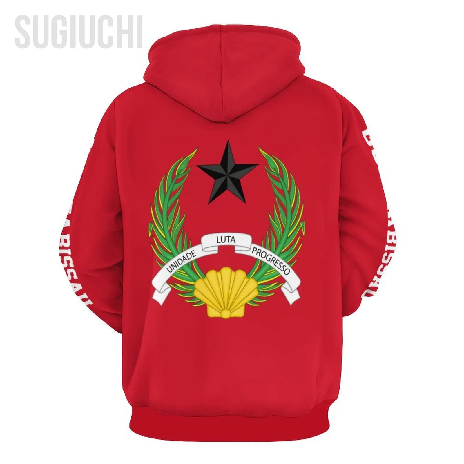 Unisex 3D Hoodie Guinea-Bissau Flag Men Women Polyester Harajuku Sweatshirt Pullover Hoodies Casual Cool