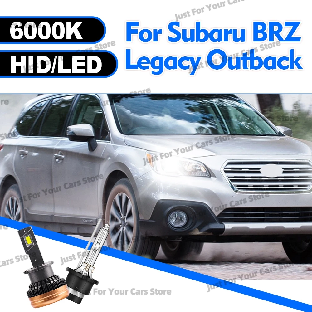

2 шт. для Subaru BRZ Legacy Outback Wagon 2015-2019 фары D4S HID для светодиодных/HID ксеноновых фар 6000K белый