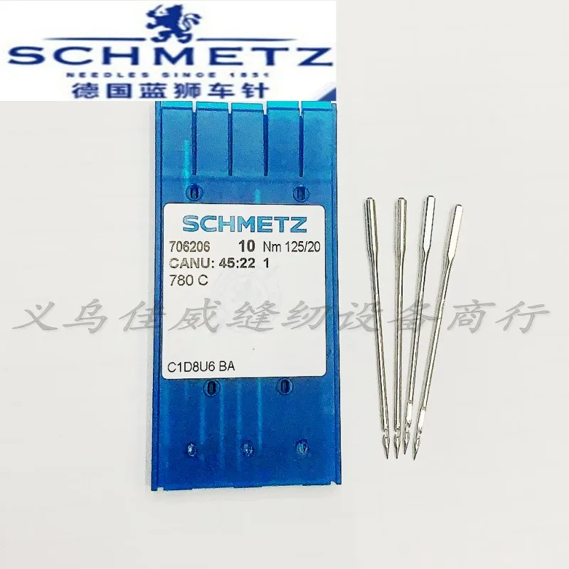 

Иглы для швейной машины Schmetz, подлинные немецкие импортные иглы для машины для изготовления бисера 780, иглы для швейной машины Real Bea