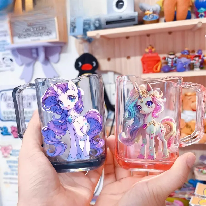 Hasbro My Little Pony creative cute kawaii children's toothbrushing cup personalized anime movie cartoon household mouthwash cup