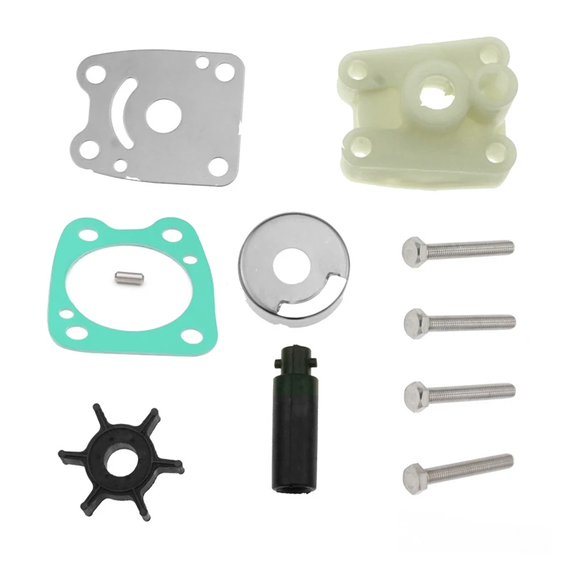 6E0-W0078-A2 Water Pump Impeller Kit For Yamaha 4/5Hp Impeller Water Pump Gasket Repair Tool Kits