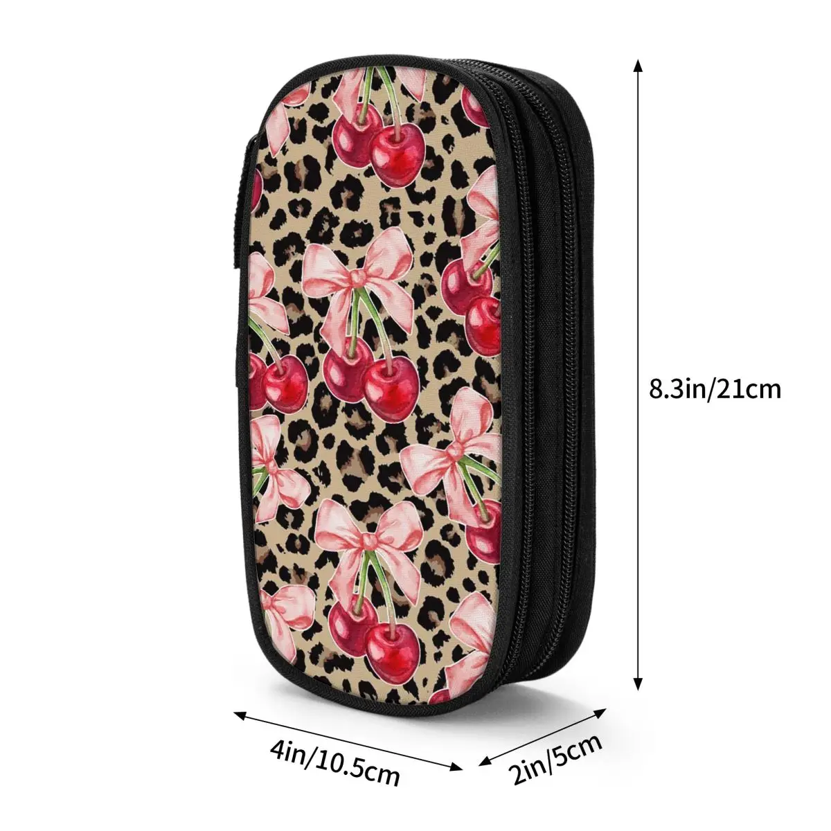 Cherry Pencil Case for Studen School Pen Box Pencil Bag Stationery Supplies Pen Holder Bag