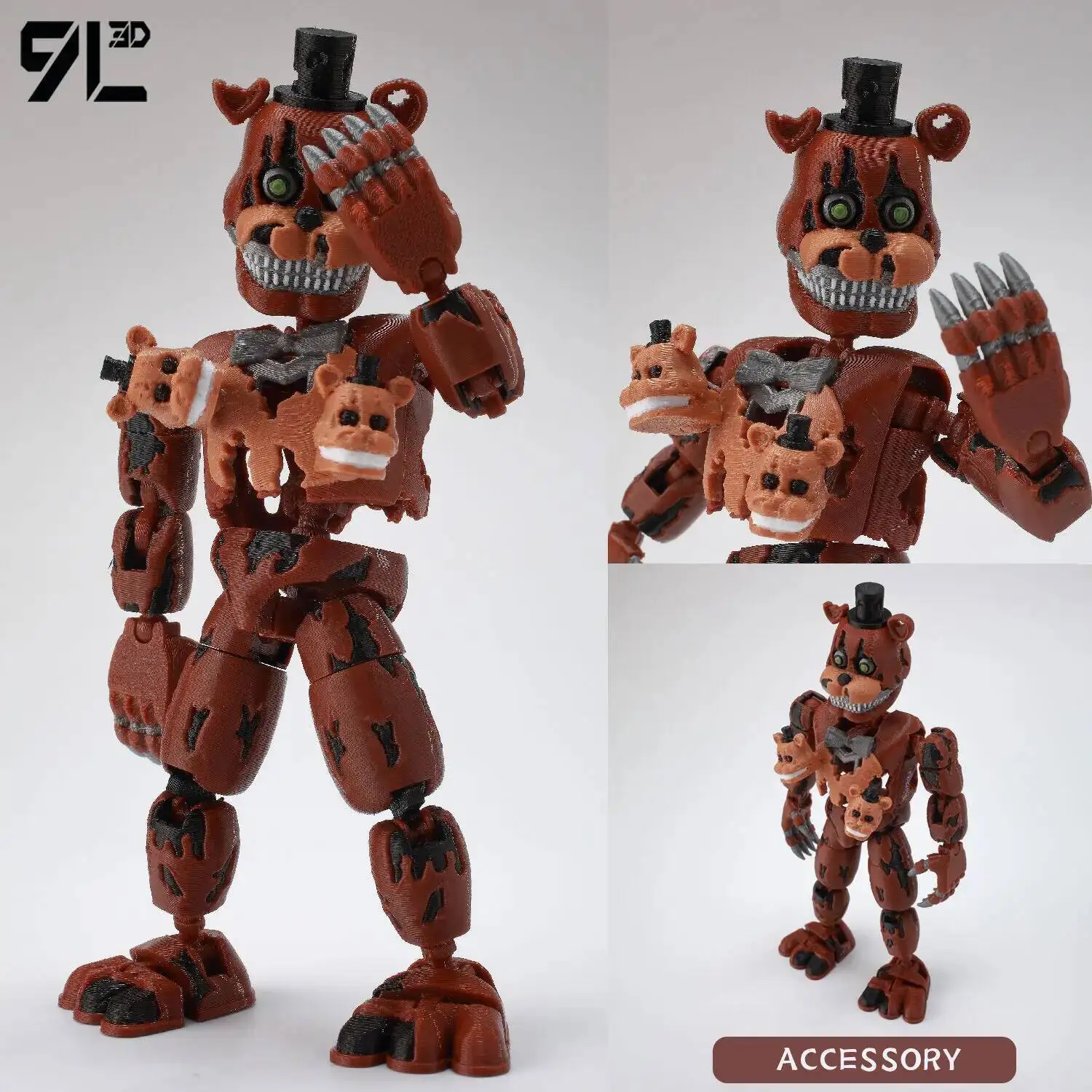 9L3D Dummy13 Horror Game Figure Realistic Anime Model Toys Articulated Joints Classic Collectible Desktop Ornament Surprise Gift image 3