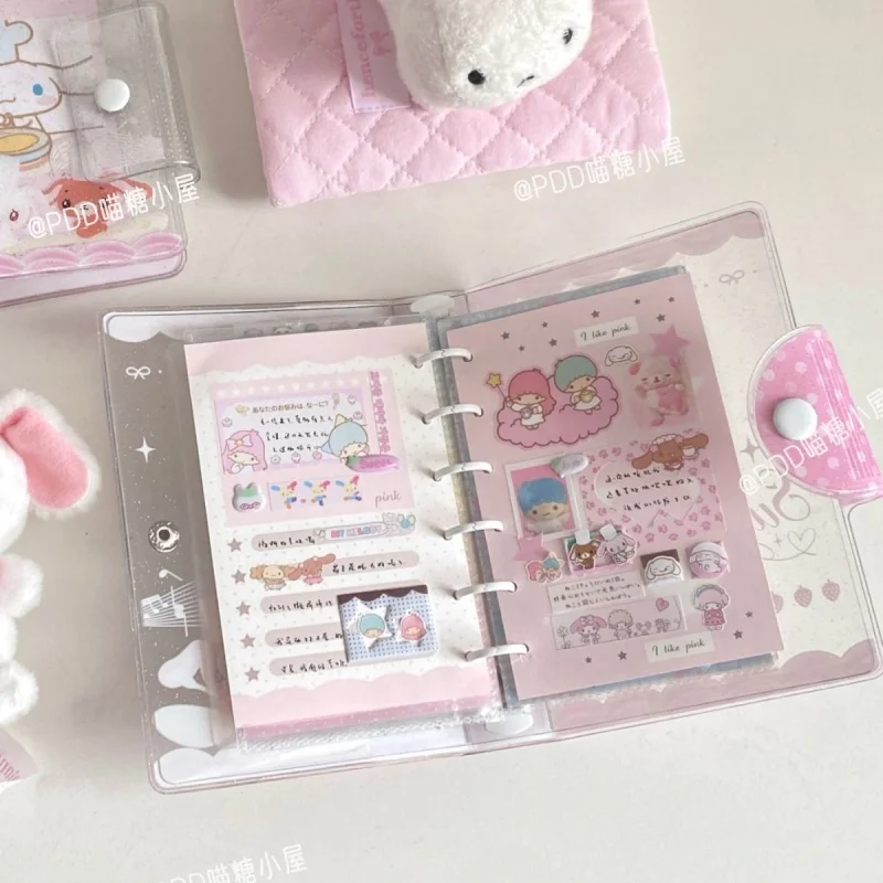 Sanrio Sugarbunnies Little Twin Stars Cartoon A7 Muzieknoot Losbladig notitieboekje Shell Hand Account Interne pagina Opslag Cadeau