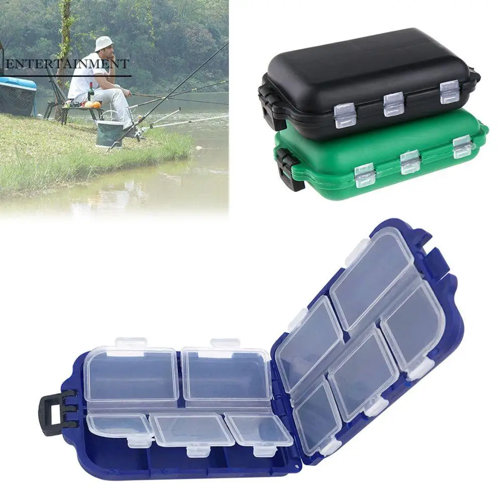 

Portable Tool Accessory Square Fishing Tackle Boxes Bait Storage Case Lure Container Fishhook Box