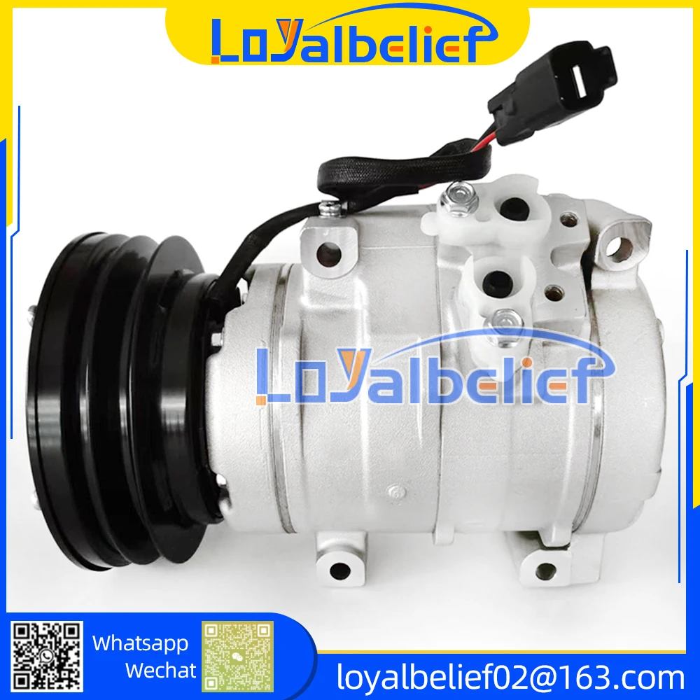 For Excavator Caterpillar 320C 320D DL 10S17C AC Compressor 1761895 447280-2070 447220-3845 447220-3846 447220-3847 447220-3848