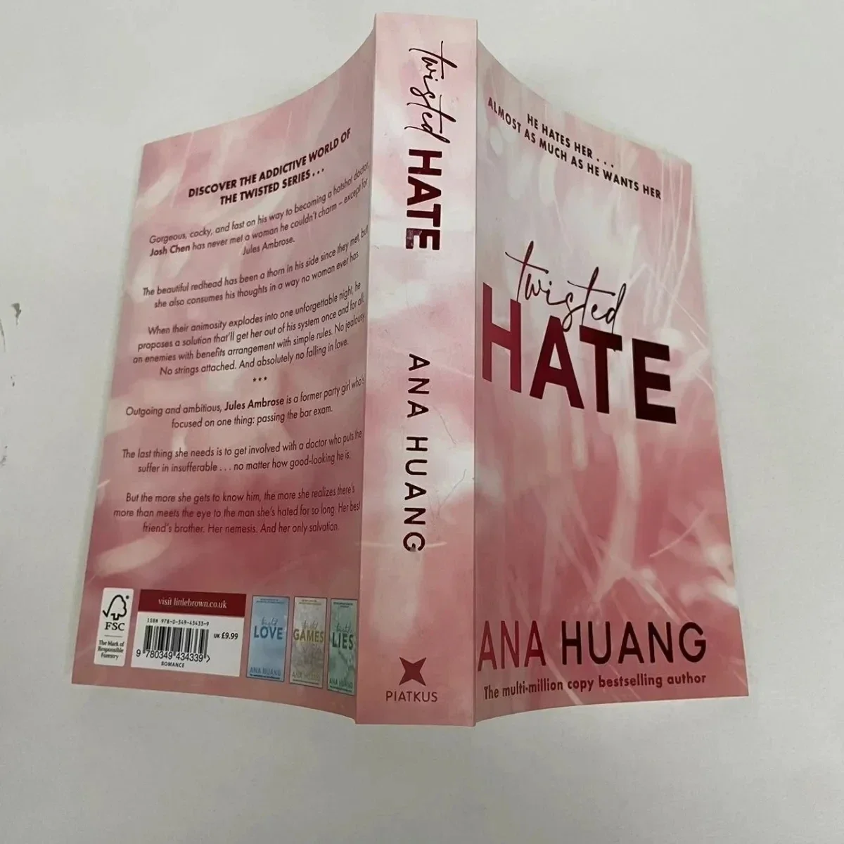 Twisted Hite Ana Huang English Book Novel Libros