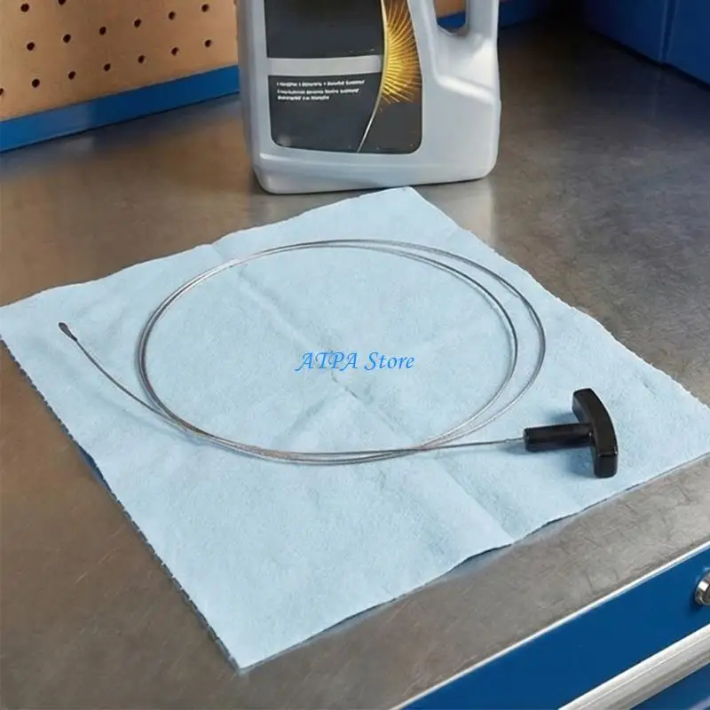 U13C Engine Oil Dipstick Oil Level Dipstick 3C3Z6750AA for Select Model Flexible Braided Stainless Tool