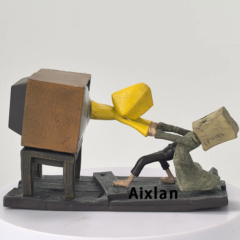 Aixlan Little Nightmares II Figure Six Mono 7cm Childhood Dream PVC Action Figure Amine Christmas Gift Collectible Figurine