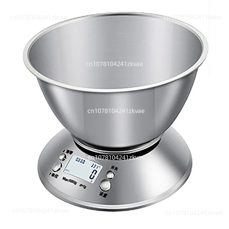 5kg/1g Stainless Steel Kitchen Scale, Household Small Electronic Scale, Precision Digital Scale