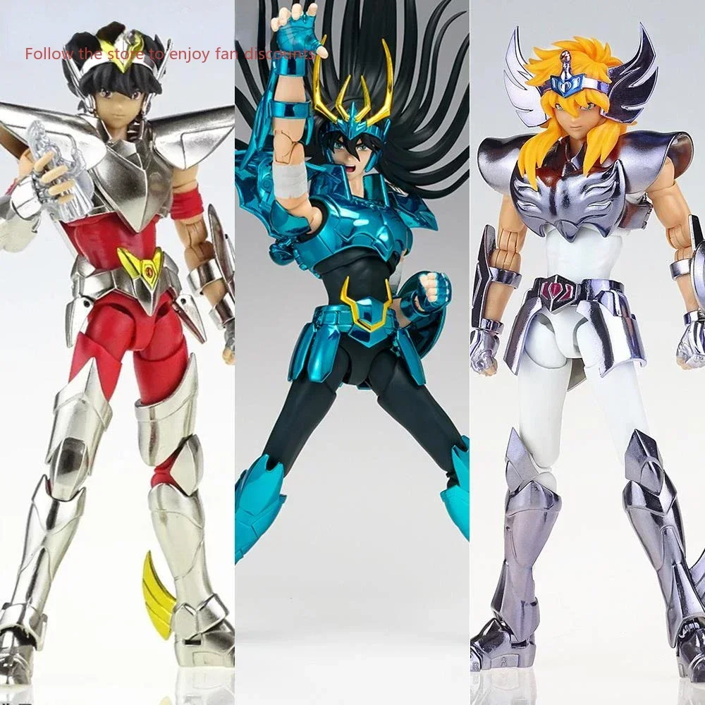 

In Stock GT Saint Seiya Myth Cloth Final V3 Cygnus Hyoga/Dragon Shiryu Pegasus EX Metal Model Anime Action Figures Toys Gifts