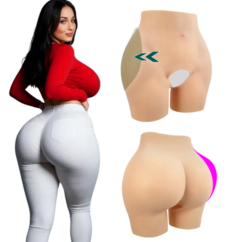 موسيقى الشاعر سيليكون وهمية كبيرة الورك محسن بانت سمك وسادة واقعية مثير بعقب تعزيز الحشو سراويل ملابس داخلية تأثيري