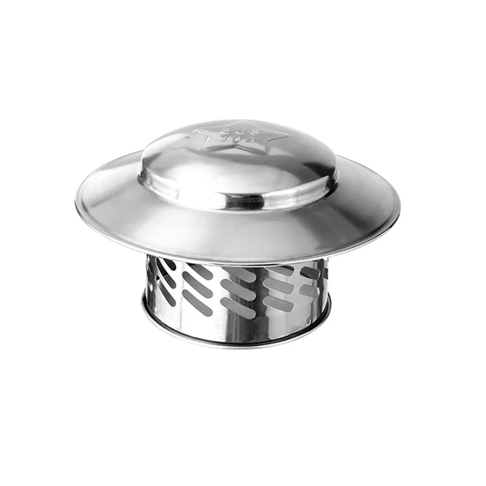 

Вентиляционная крышка для дымохода из нержавеющей стали 80/110/160/200 мм, ветрозащитная, дождезащитная, дышащая, для наружного монтажа, для дома