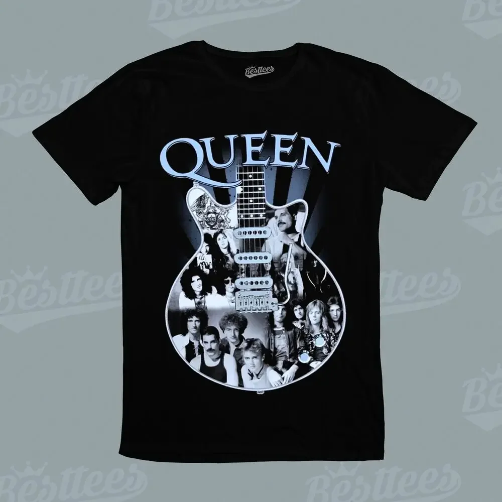 Men/Women/Kids Rock Band Design Graphic Music Guitar Queen T-Shirt