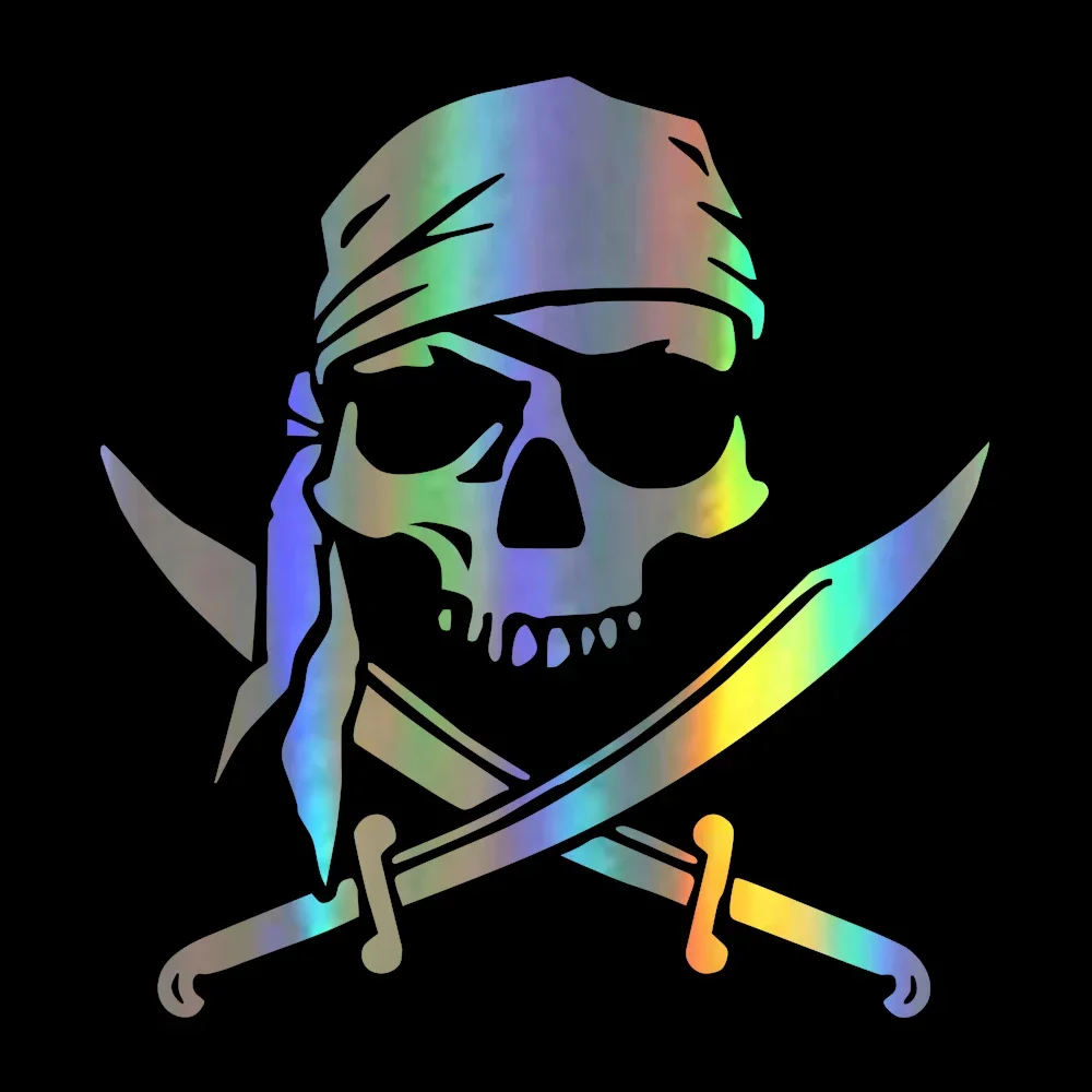 Fashion Skull Series Car Sticker Vinyl Reflective Funny Stickers on Auto 3D Motorcycle Moto Stickers and Decals Car Styling