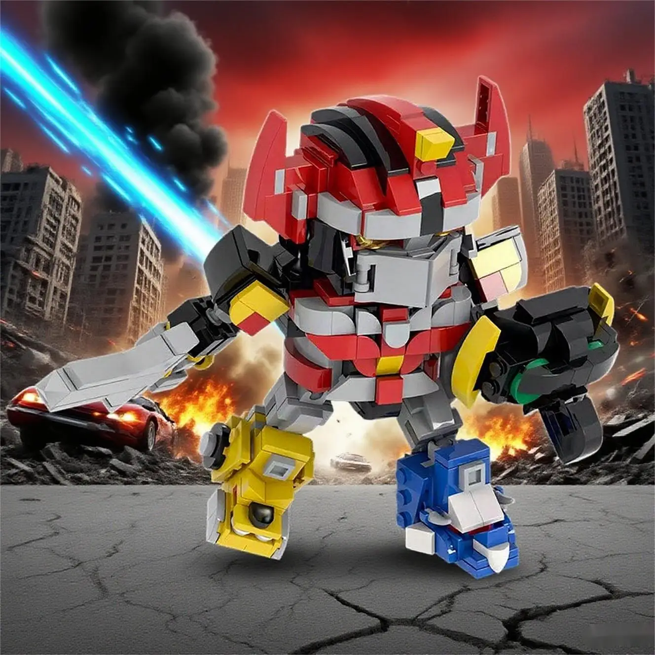 

Moc деформированные Mecha Rangers робот с динозавром, строительные блоки, аниме, фигурки, украшения, сборка, игрушки «сделай сам», подарки