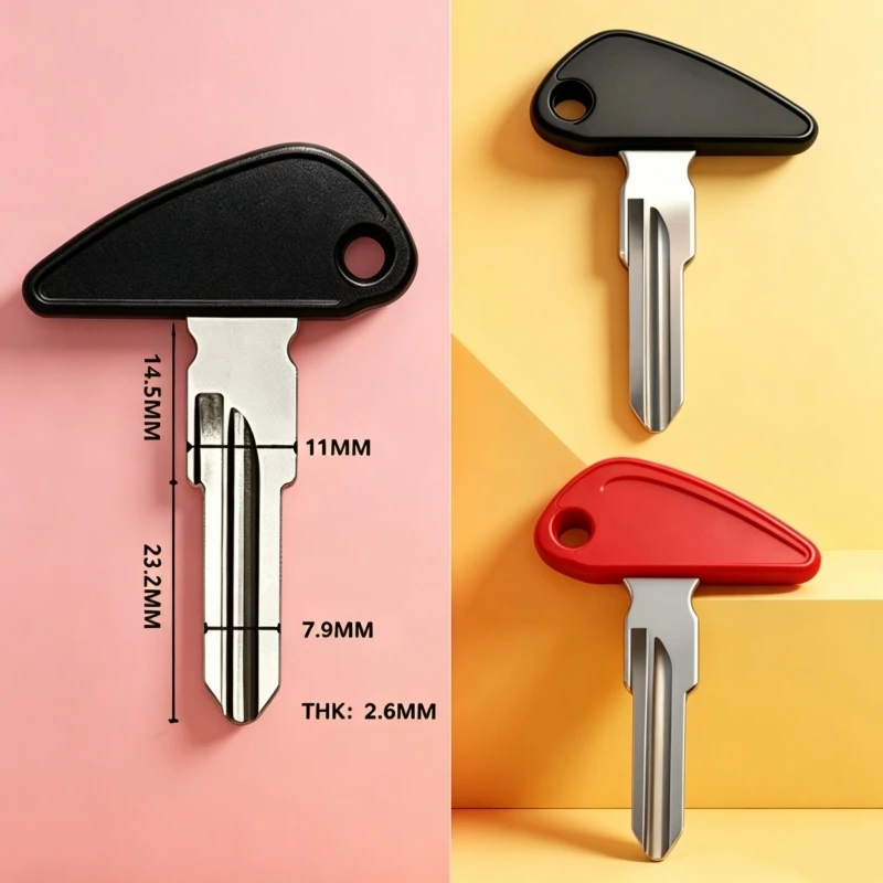 

For Indian Motorcycle Blank Key Set for Roadmaster Scout Bobber FTR1200 Limited FTR Rally 2018 Uncut Replacement Keys