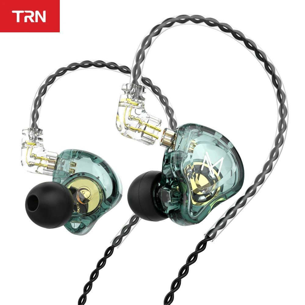 TRN-Écouteurs intra-auriculaires MT1 pour Xiaomi, moniteur DJ dynamique, écouteurs IEM, HIFI dehors, suppression du bruit, ensembles de sauna, ST5 Kirin MT4 MT3