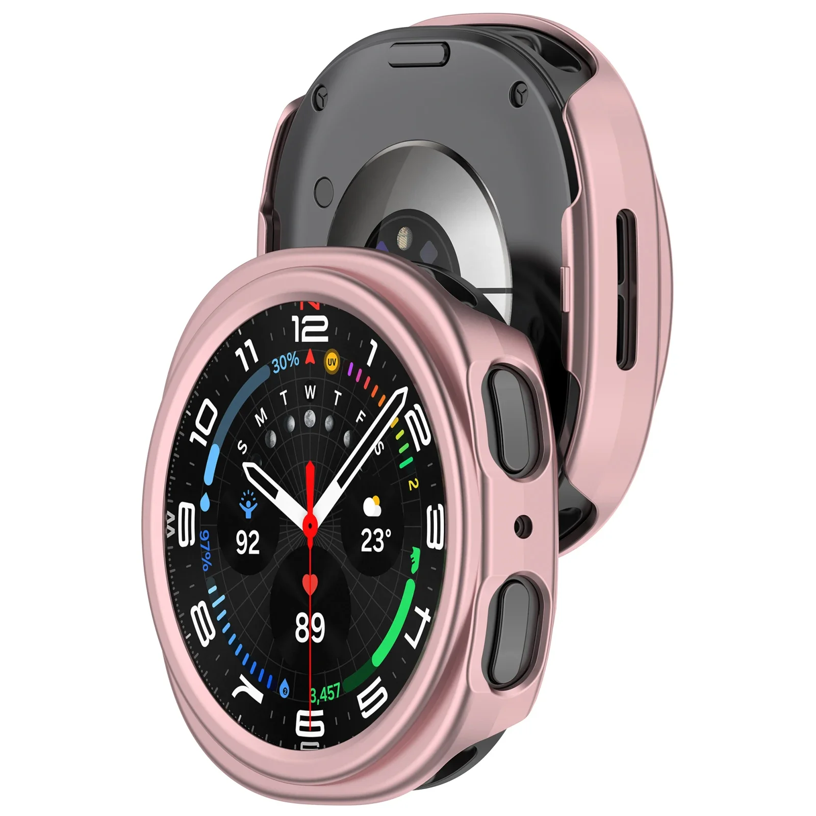 PC Case For Samsung Galaxy Watch 8 40mm 44mm 8 Classic 46mm Hollow Hard PC Protective