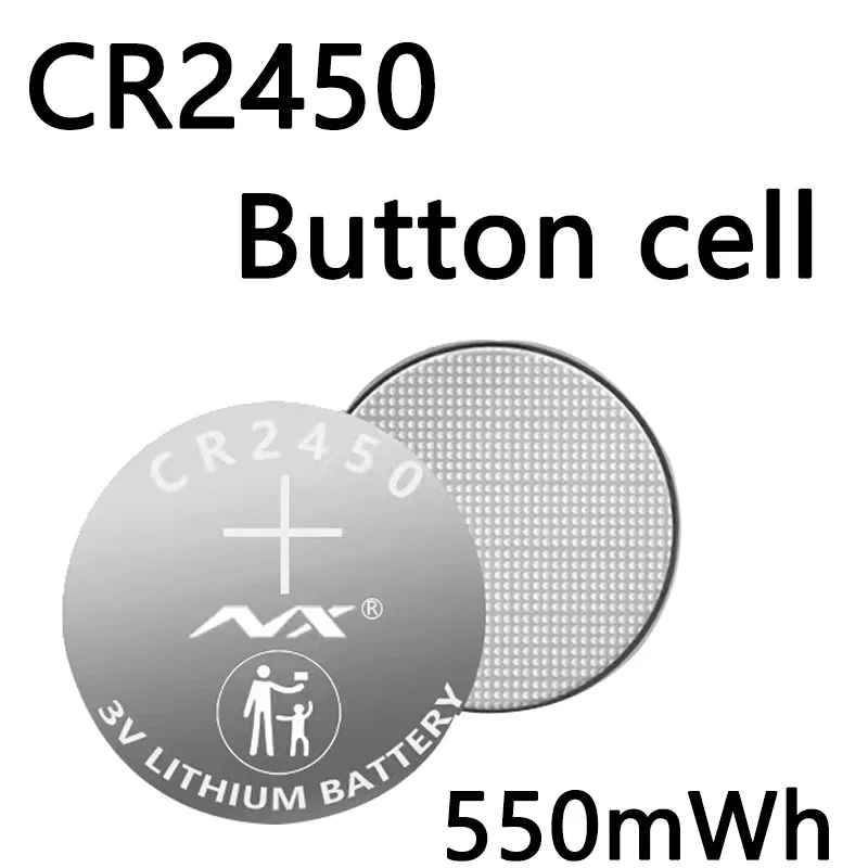 CR2450 Watch Buttom Battery KCR2450 5029LC LM2450 DL2450 ECR2450 BR2450 CR 2450 3V 550mAh Lithium Coin Cell Batteries