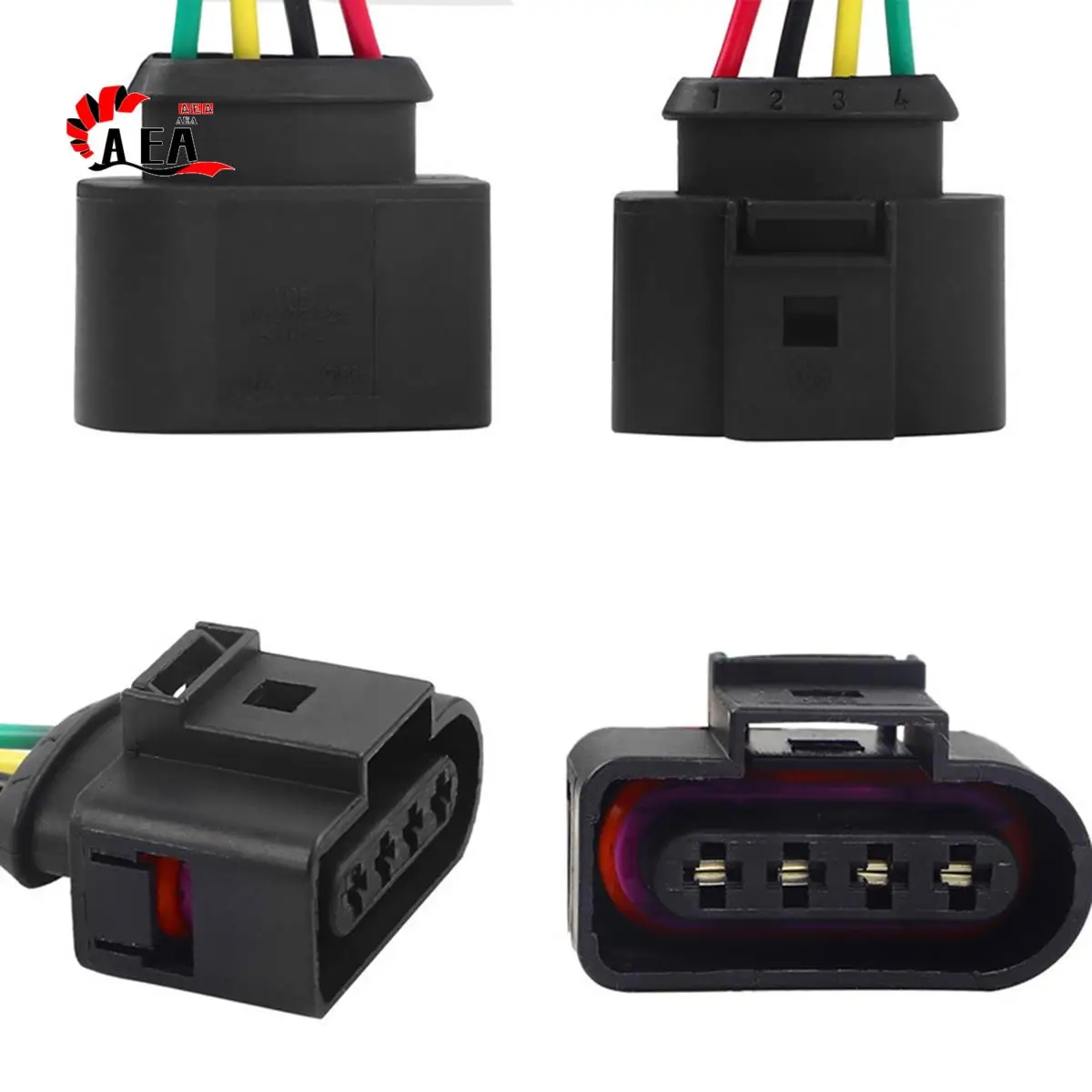 

AEA0-4 Set Ignition Coil Connector Harness Wiring Plug For A3 A4 A5 A6 TT VW Passat Jetta 1J0998724