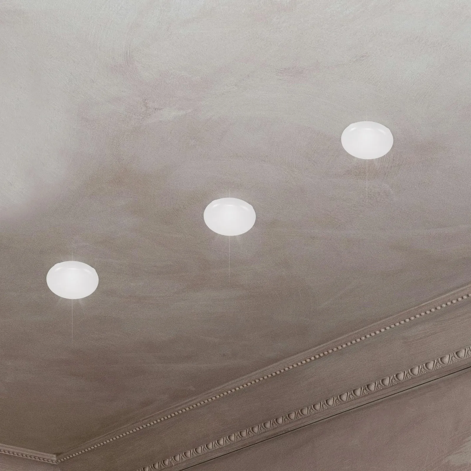 

Round LED Diffuser Panel Lampshade Cover Milky White Light Shield Easy Install Plastic Frosted Lampshade Dust Cover for Ceiling