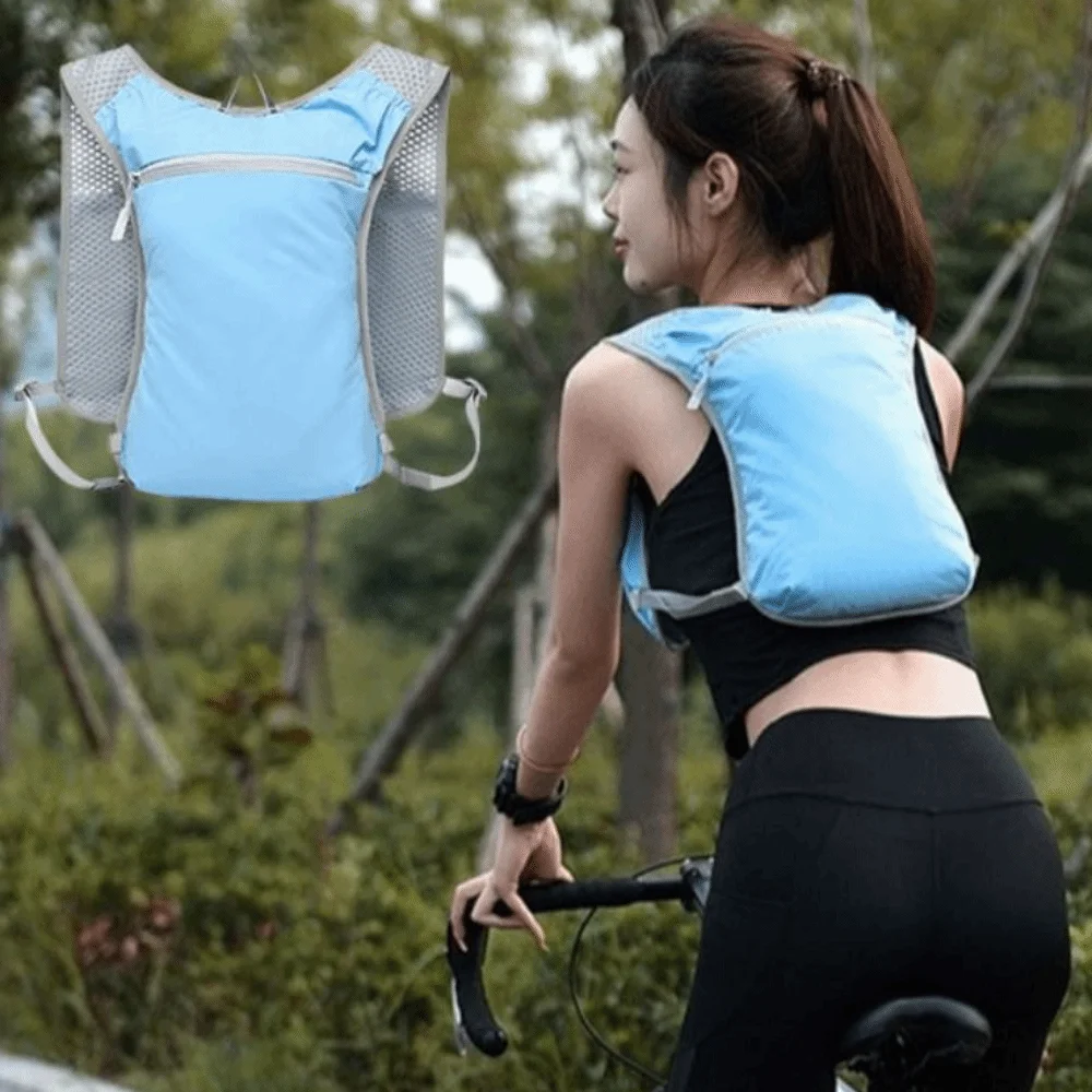 

Светоотражающий жилет-рюкзак для бега с дышащими лямками, быстросохнущий, для активного отдыха, из нейлона, с множеством карманов