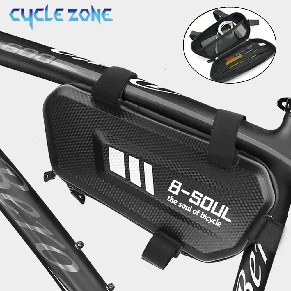 Motorcycle Hard Shell Triangle Bags MTB Bike Frame Storage Case Motorcycle Side Bags Bicycle Storage Pouch Cycling Accessories