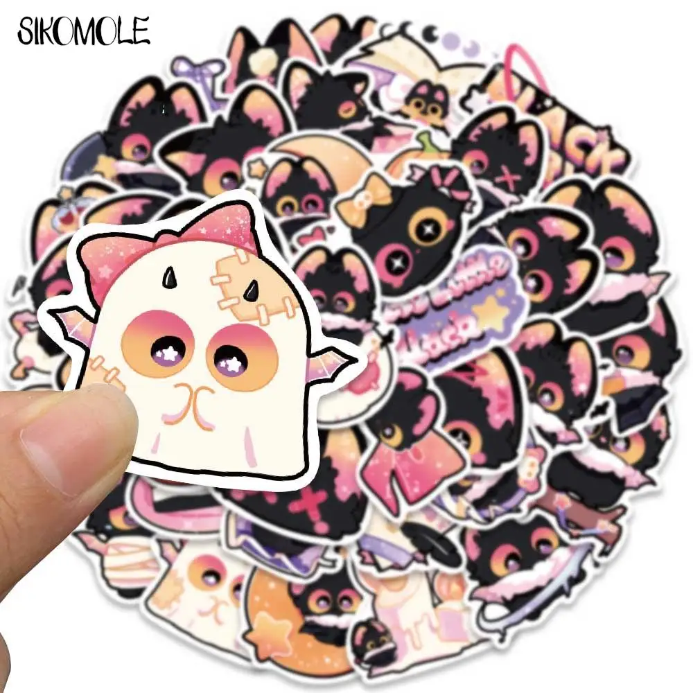 10/40PCS Cute Surprise Little Bat Cartoon Stickers For Children Kawaii DIY Kid Laptop Skateboard Suitcase Decal Graffiti Sticker