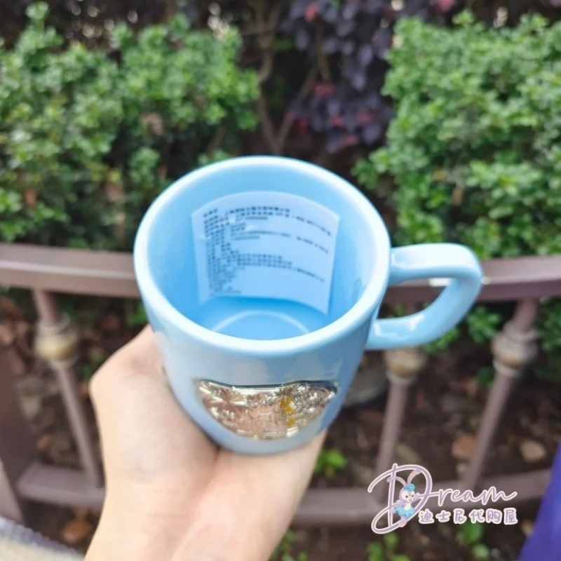 新しい上海ディズニー漫画くまのプーさん城ミッキーセラミックマグカップ水カップ誕生日クリスマスギフト