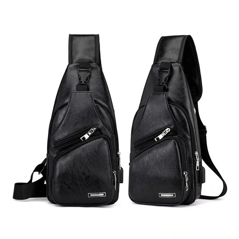 

Men's crossbody bag, chest bag, multi-functional bag, suitable for daily leisure, work and commuting