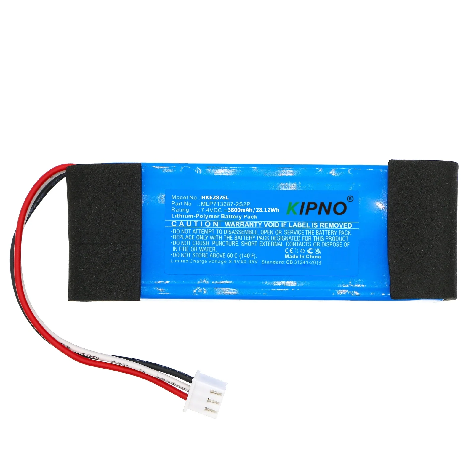 

KIPNO литий-полимерный аккумулятор для динамика 7,40 В 3800 мАч MLP713287-2S2P для Harman/Kardon Esquire + ИНСТРУМЕНТ