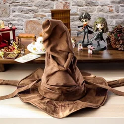 New Fashion Movies Witch Wizard Hat Potters Sorting Hat Leather Halloween Party Props Dress Up Hat Cosplay Accessories Costumes