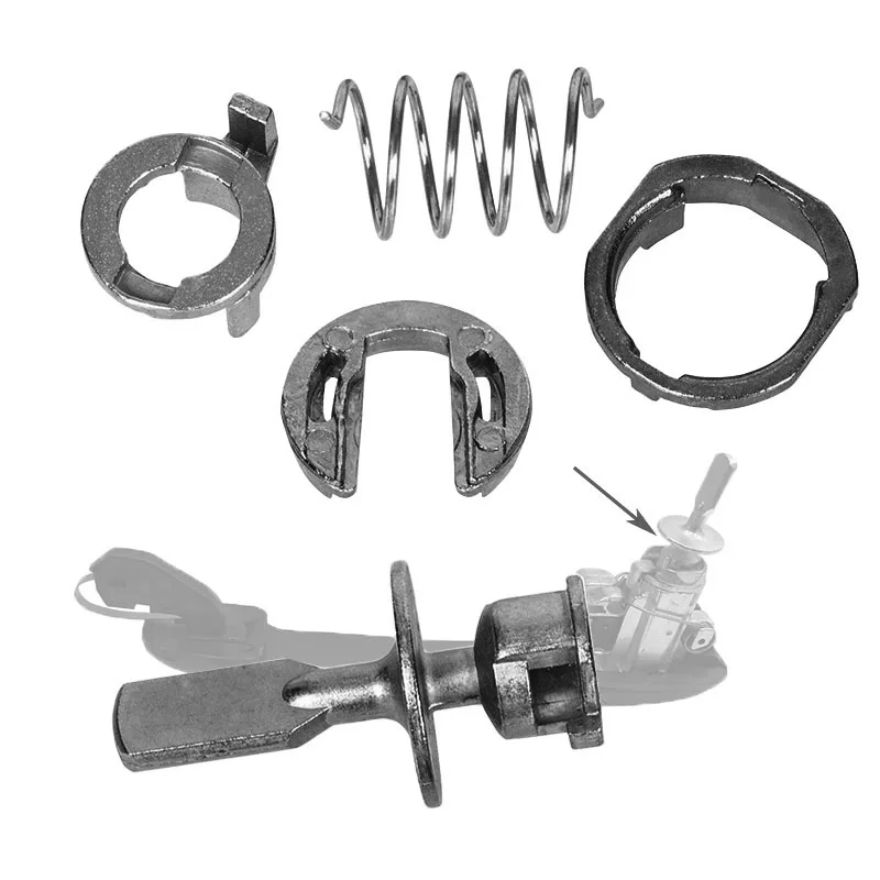 KIT de reparación de barril de cerradura de puerta delantera izquierda y derecha, 6K0837223A para VW SHARAN SEAT ALHAMBRA FORD GALAXY, 5 piezas