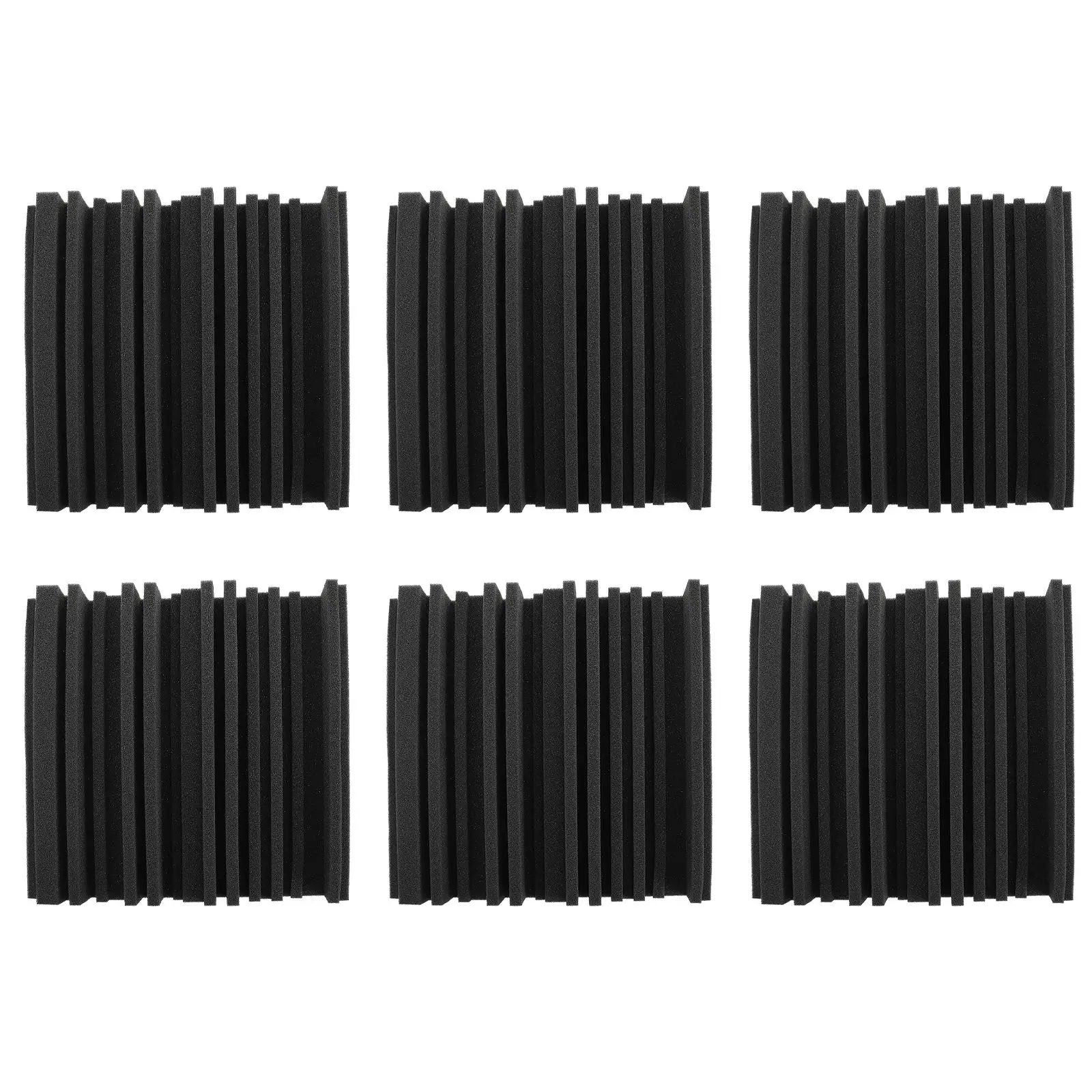 

6PCS -resistant Sound-absorbing Cotton 30x30x5cm Recording Noise Reduction Wall Panels Foam Mats