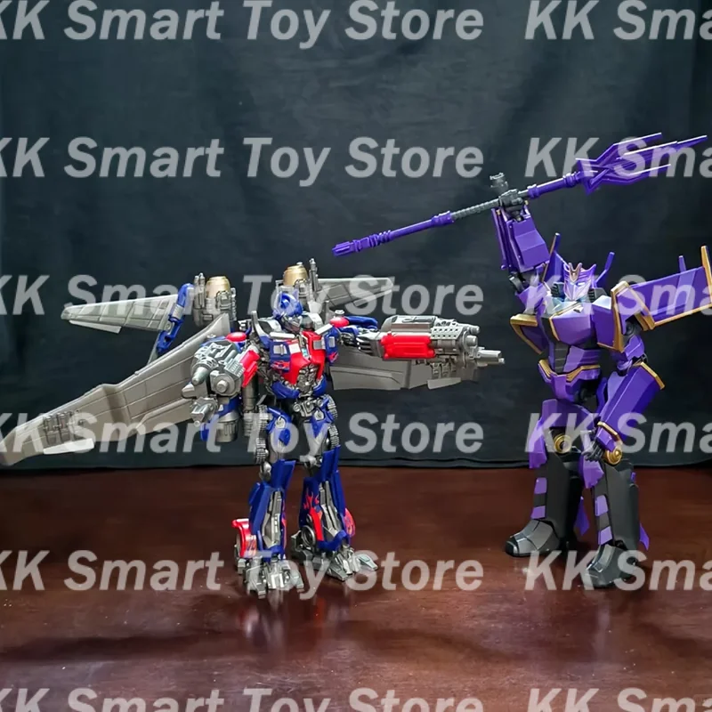 Nieuw op voorraad Blokees Transformation Optimus Prime Megatronus Prime Gemonteerde figuren Beweegbaar model Action Figure Geschenken Speelgoed