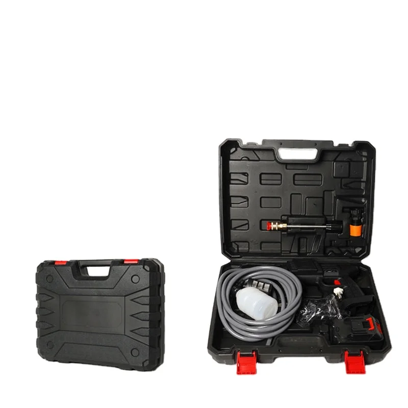 

Портативный мощный литиевый беспроводной пистолет высокого давления 24 В для мойки автомобилей, распылитель воды, пенопластовый пистолет, автомобильная стиральная машина высокого давления