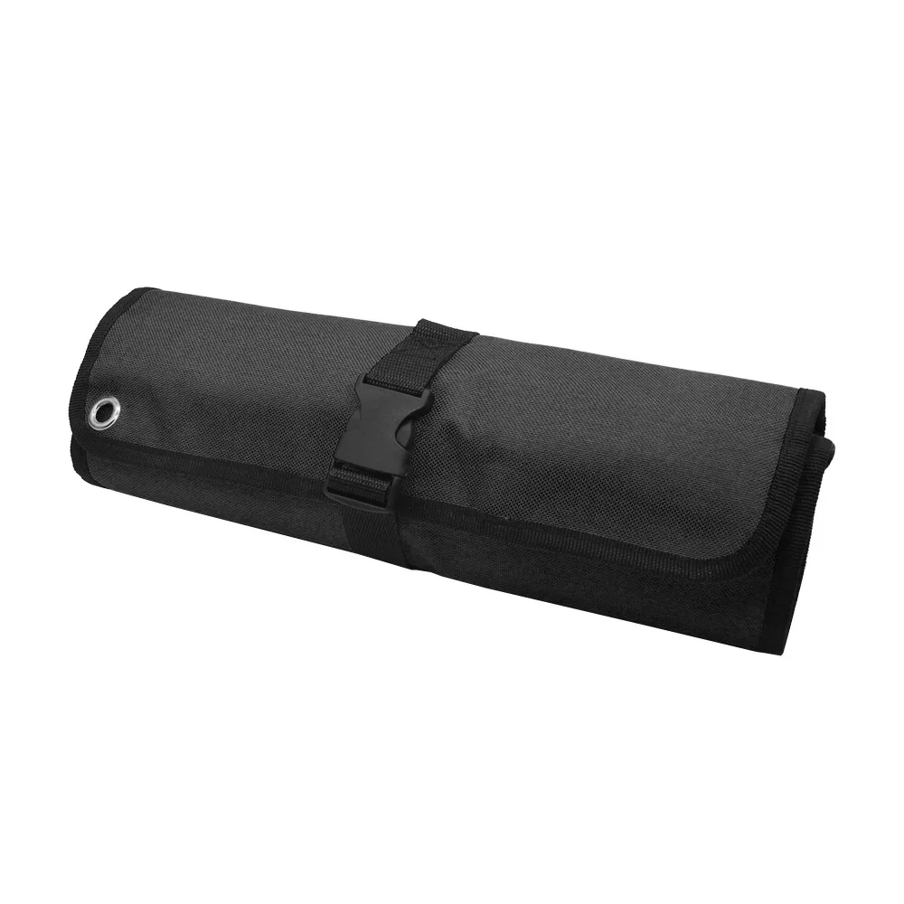 Portable Storage Bag Multifunctional Tool Kit Multi Pocket Tool  Emergency Repair Tools Thickened Large Roll Bag For Motorcycle