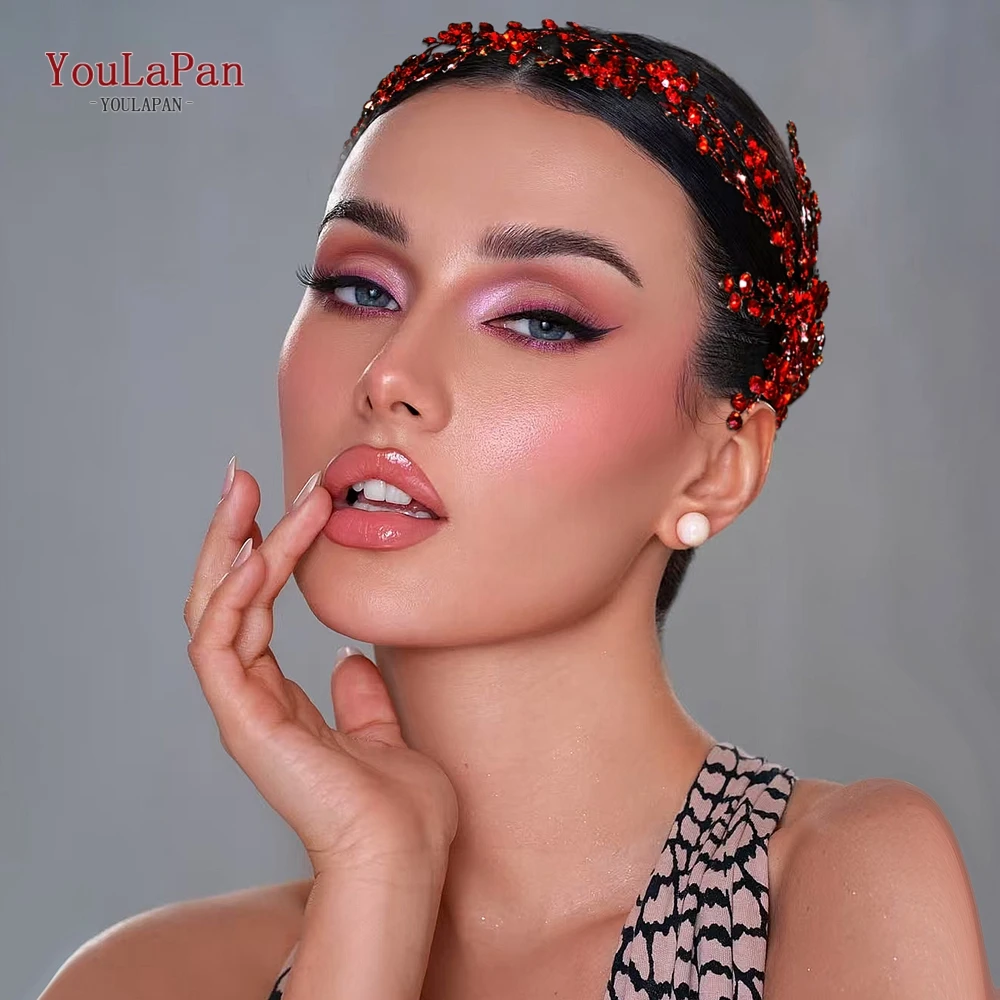 

YouLaPan Vintage Bridal Headpieces Wedding Headband Bride Headwear Rhinestone Hair Ornament Jewelry Women Hair Accessories HP242