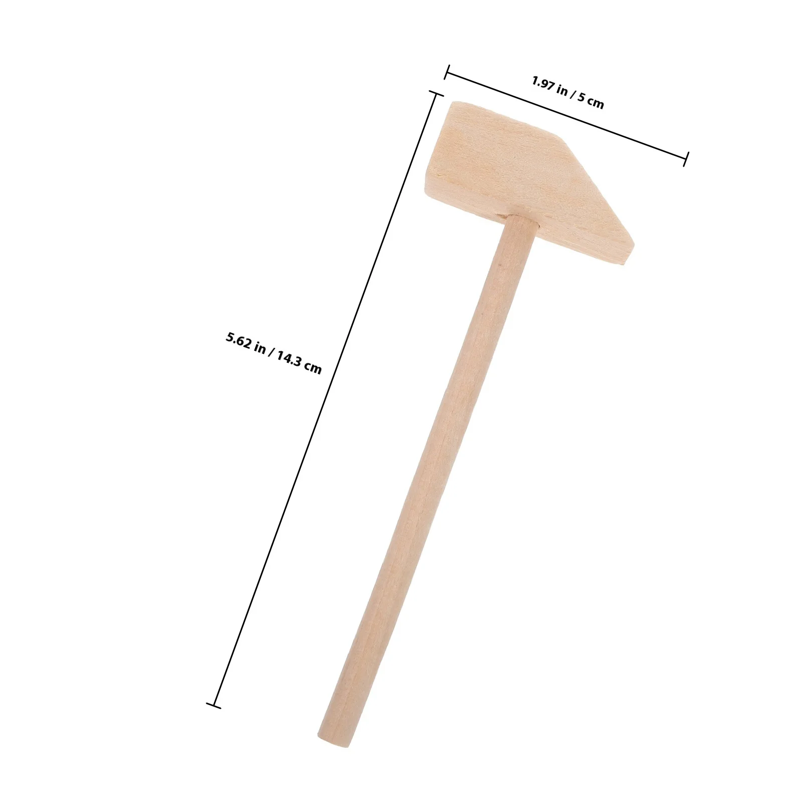 10 قطعة مطرقة خشبية مطرقة صغيرة للأطفال خفيفة الوزن مطرقة صغيرة محمولة مطارق خشبية كتل أدوات الفصول الدراسية