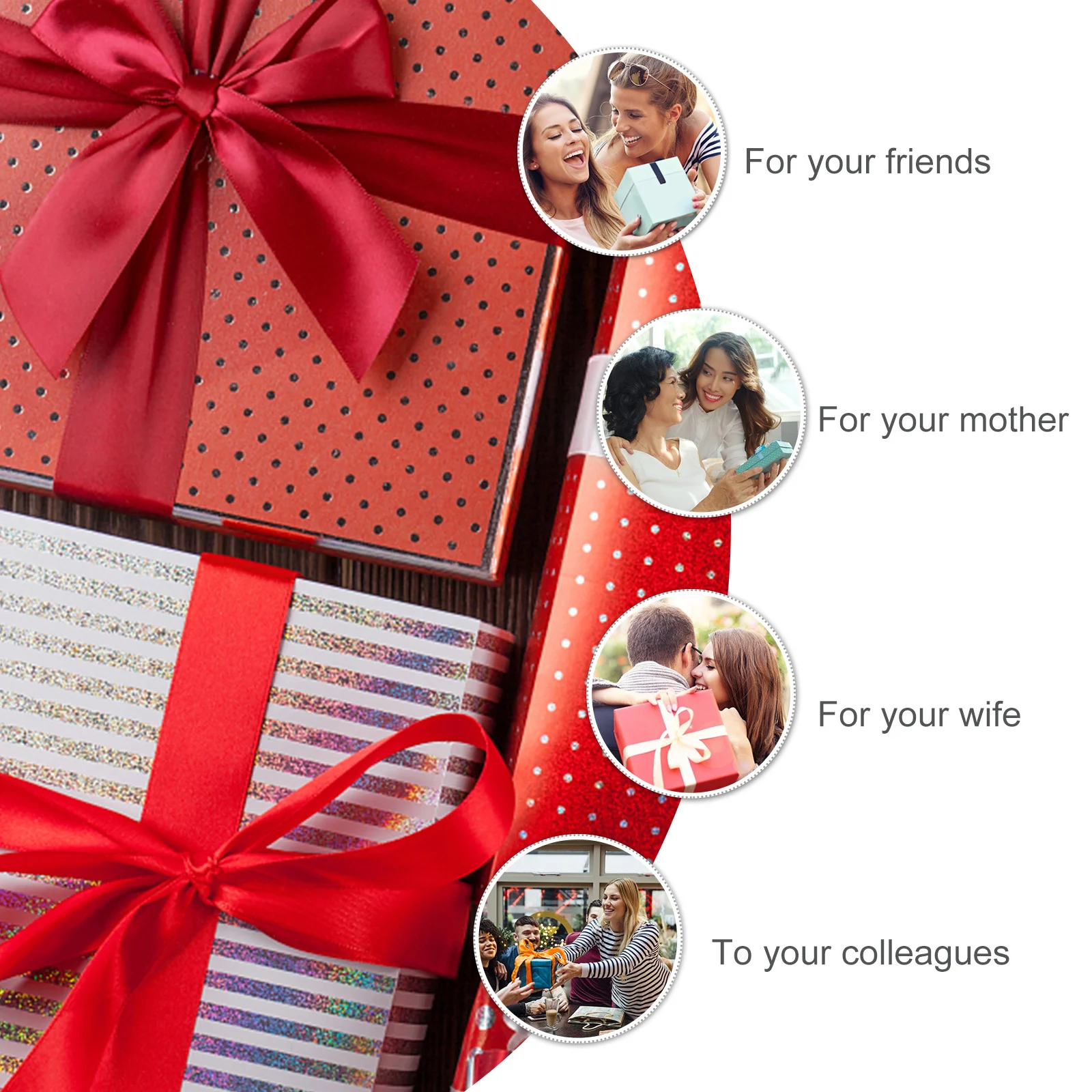 

Desktop Swivel Makeup Mirror Round Vanity Table Mirror with Full-View Rotation for Women Gift Idea