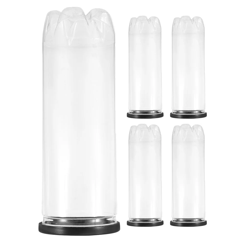 5 Pcs Tennis Balls Foam Cylinder Convenient Holder Black Portable Organizer Man