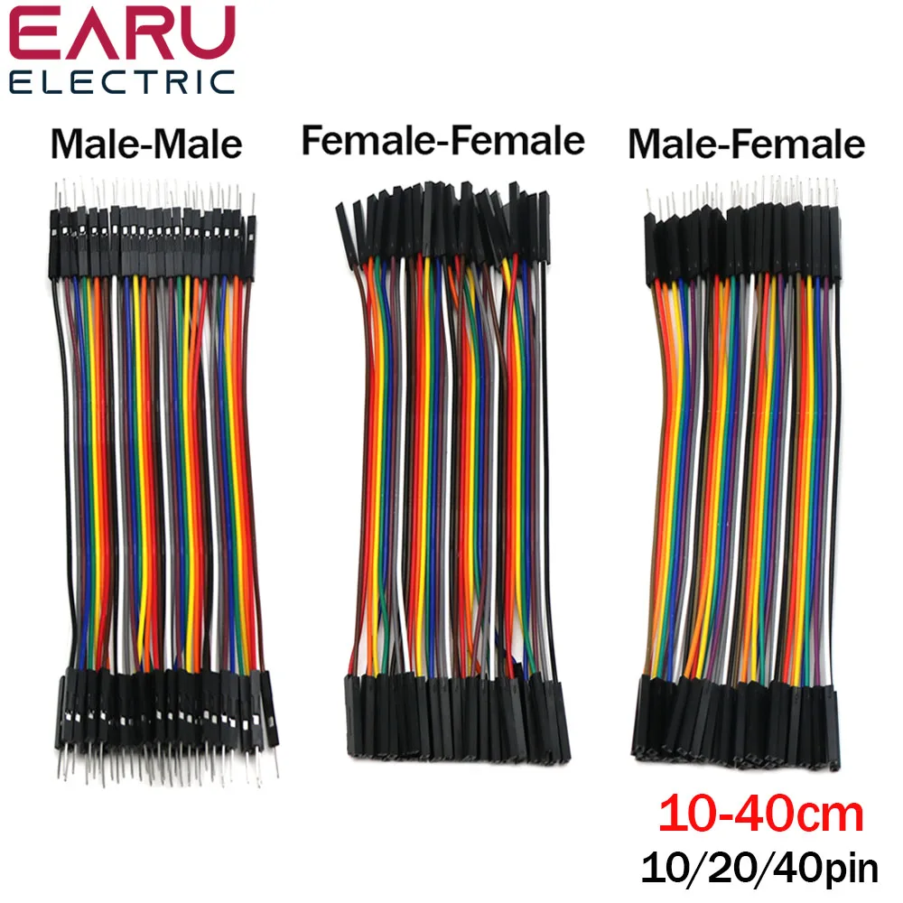 Kabel Dupont 10/40PIN, przewód 10cm 20cm 30cm, męski-męski, żeński-żeński, męski-żeński, kabel połączeniowy Dupont do PCB DIY KIT