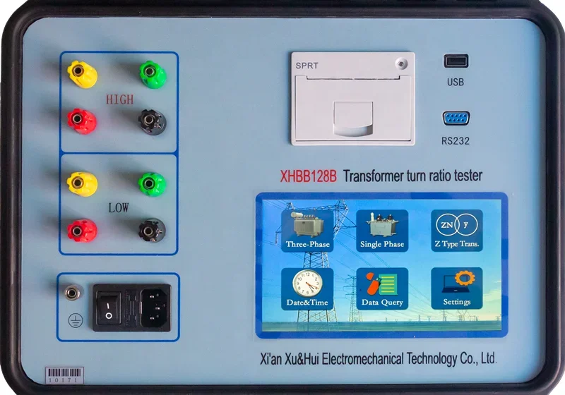 XHBB128B  Multifunction Quick Testing Speed Three Phase Digital Transformer Turns Ratio Meter 0.9-10000