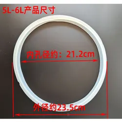 5L-6L electric pressure cooker sealing ring 5-6 liters thickened pressure cooker apron silicone rubber pressure cooker