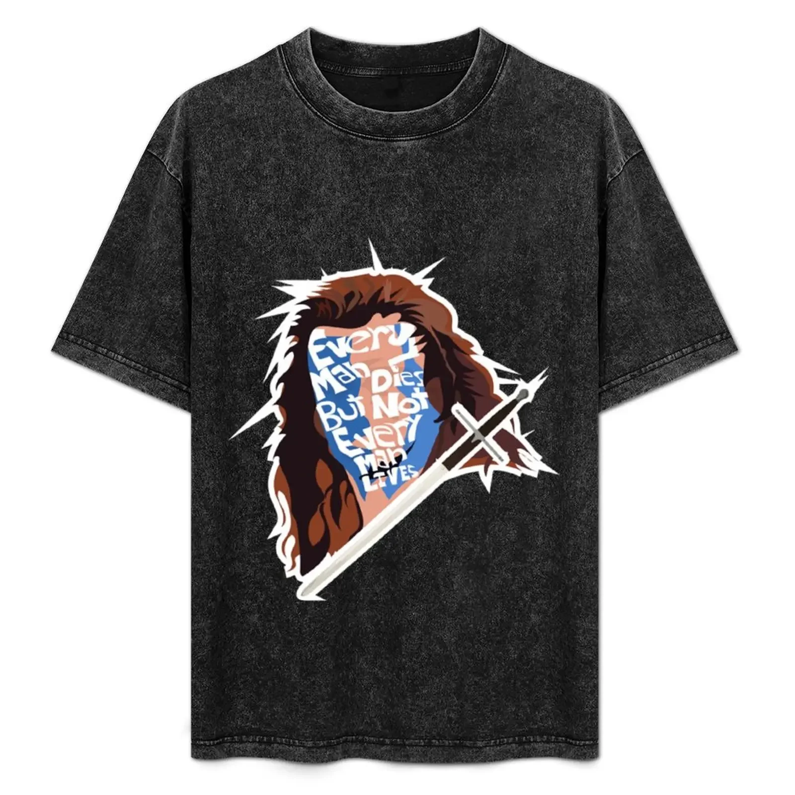 

Every Man Dies But Not Every Man Lives T-Shirt Fashion Print Casual Short Sleeve