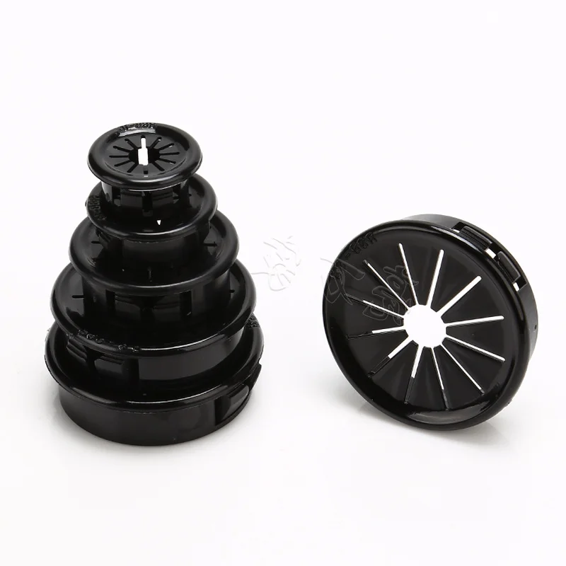 10pcs Plastic Cable Hole Cover Furniture Dust Plug Buckle Office Computer Table Grommet Wire Passing Line Outlet Rings Home Tool